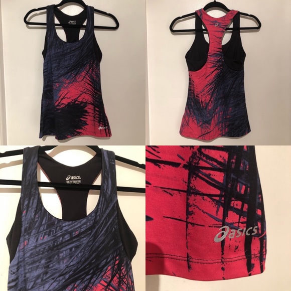 Asics Tops - XS-ASICS workout tank top w/ built in bra-like New